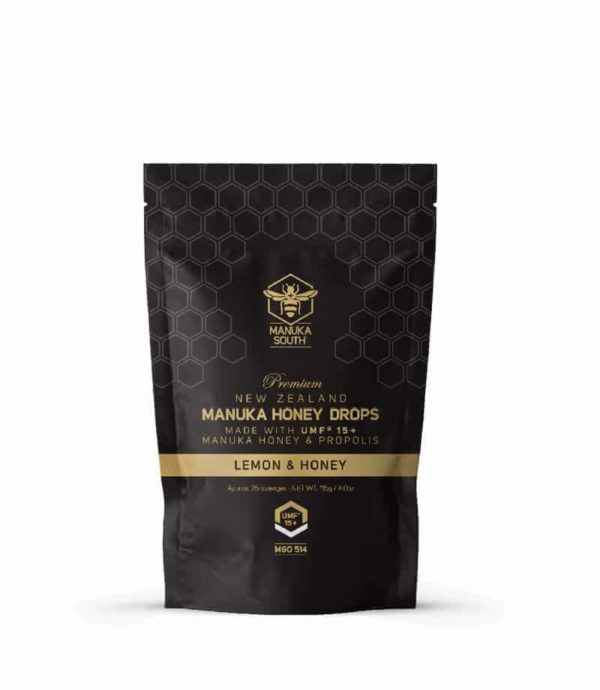 Manuka Honey Drops – Lemon & Honey (25 pk)
