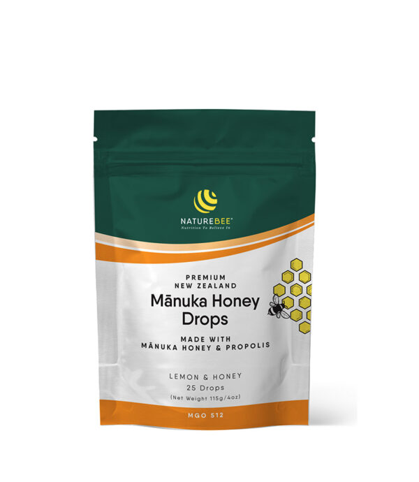 Manuka Honey Drops – Lemon & Honey (25 pk)