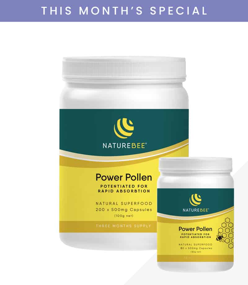 Give It A Go - NatureBee Power Pollen 200 Caps + 60 caps | NatureBee