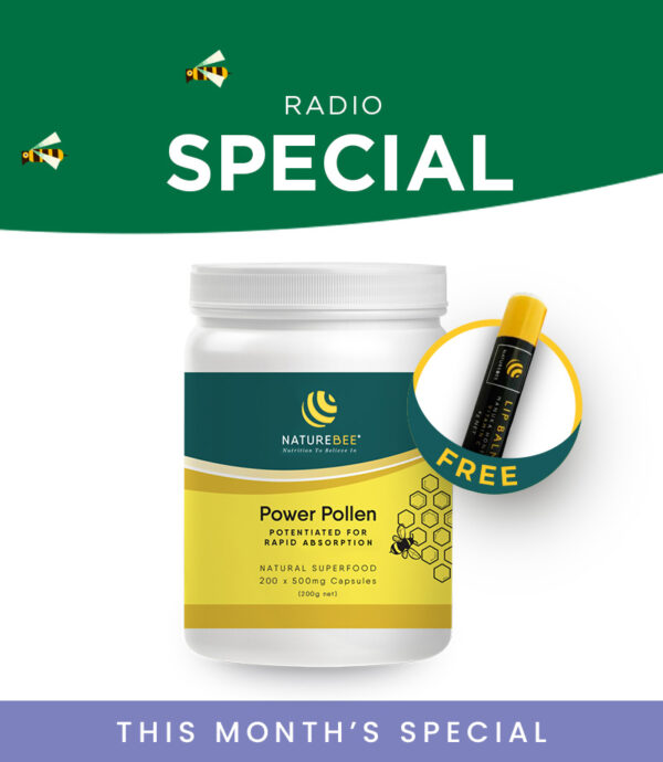 NatureBee Power Pollen Power Pack + Lip Balm
