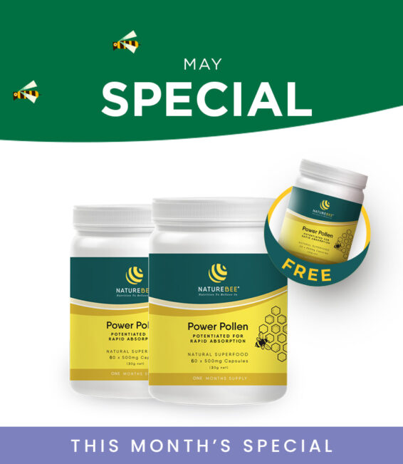 Give It A Go – NatureBee Introductory Pack (Buy 2 x 60 caps get another 60 cap Free)