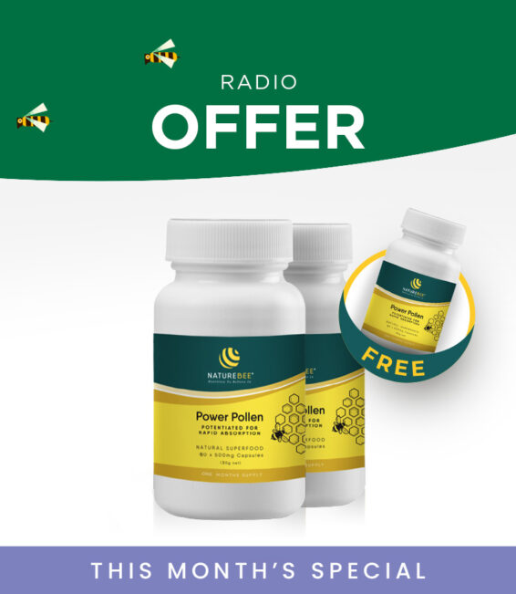 NatureBee Introductory Pack – Give It A Go (Buy 2 x 60 caps get another 60 cap Free)