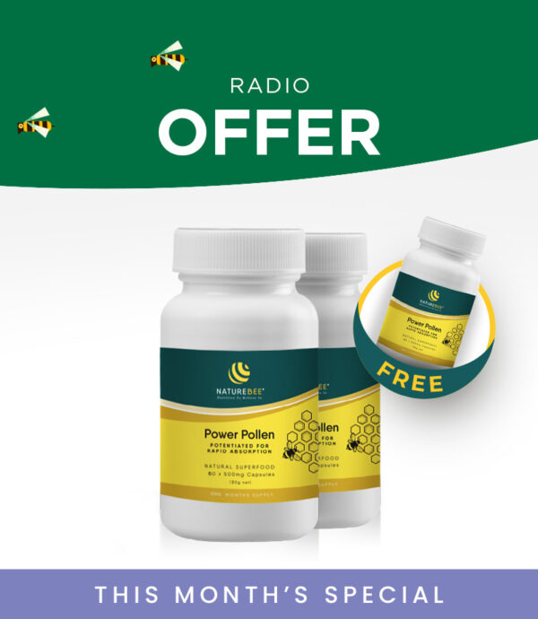 NatureBee Introductory Pack – Give It A Go (Buy 2 x 60 caps get another 60 cap Free)
