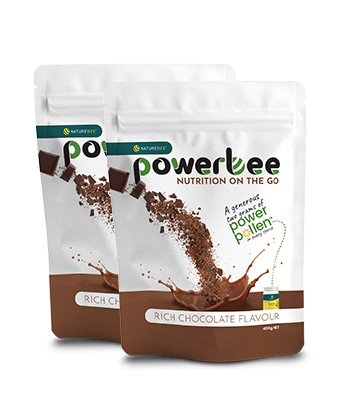 PowerBee Chocolate Shake (455g) Twin Pack