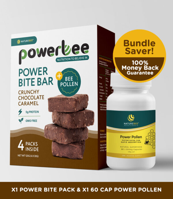 Powerbee Crunchy Chocolate Caramel Starter Bundle
