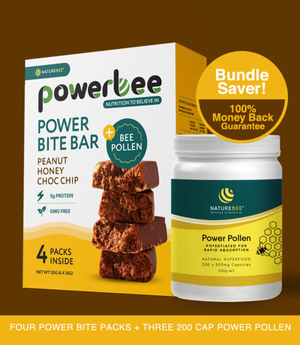 Powerbee Peanut Honey Choc Chip Superpower Bundle