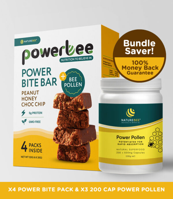 Powerbee Peanut Honey Choc Chip Superpower Bundle