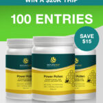 100 ENTRIES - Power Pollen Family Pack – 3 Month Supply for 3 people (600 caps)