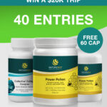 40 ENTRIES - Power Pollen Power & Collagen Pack (x1 200 Cap Bottle + x1 Collagen Bottle + x1 FREE 60 Cap Bottle)