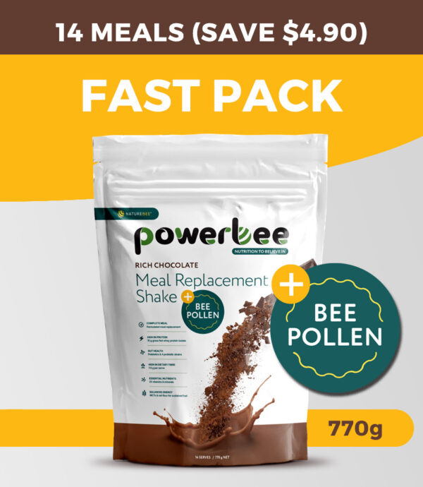 PowerBee Meal Replacement Shake Chocolate (14 Meals)