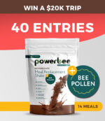 40 Entries PowerBee Meal Replacement Shake Chocolate (14 Meals)