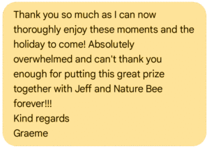 NB_WINNER_SMS Winner Graeme says "Thank you so much"