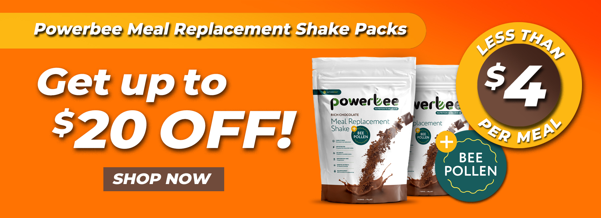 Website_Banner_Shakes_V2 Power Bee Shake sale