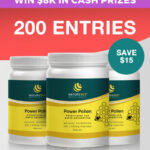 200 ENTRIES - Power Pollen Family Pack – 3 Month Supply for 3 people (600 caps)