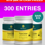 300 ENTRIES - Power Pollen Family Pack – 3 Month Supply for 3 people (600 caps)