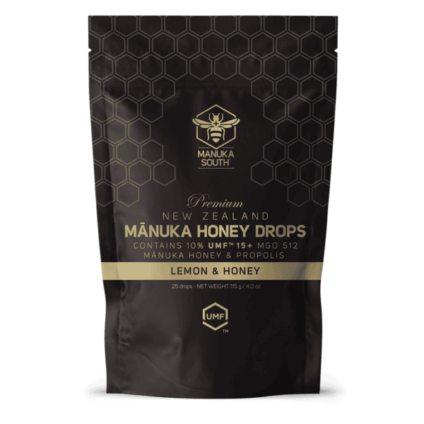 Manuka Honey Drops – Lemon & Honey (25 pk)