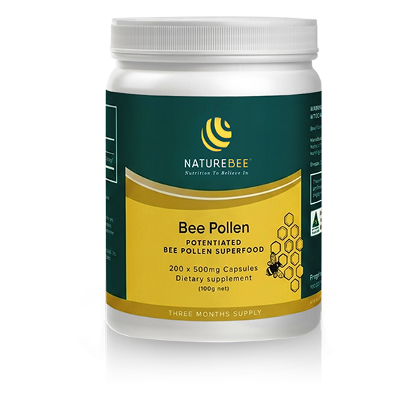 NB_USA-pollen-200-Shadow NatureBee Power Pollen Power Pack – 3 Month Supply for 1 person (200 caps) USA